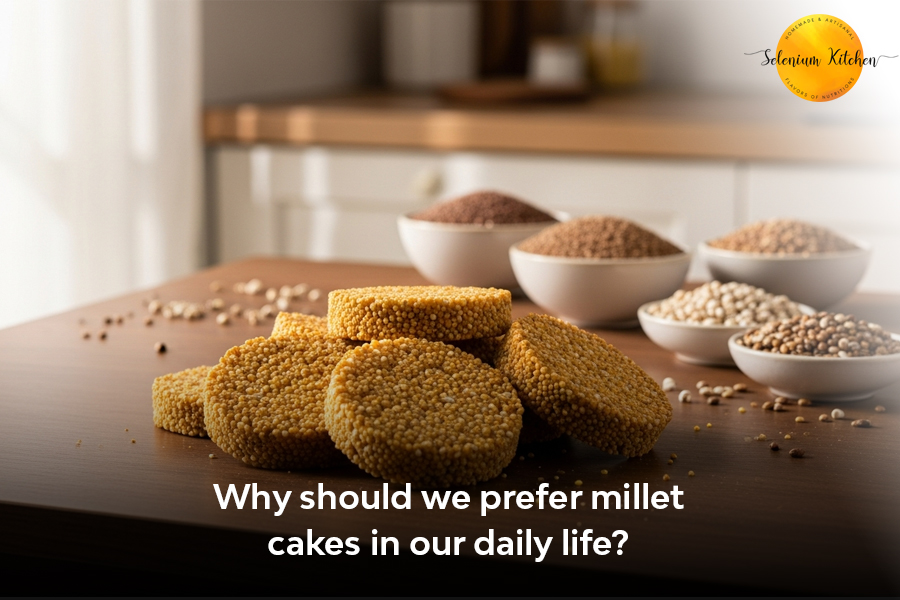 Why should we prefer millet cakes in our daily life?
